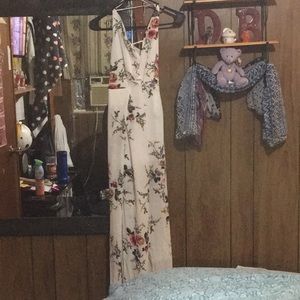 Pant suit with slits down the legs